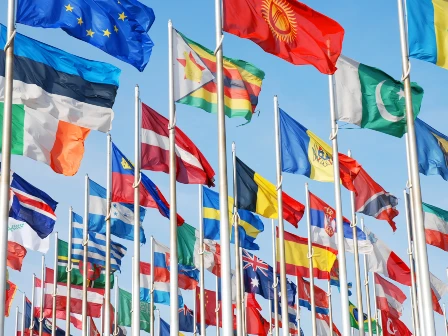 International address formats differ by country