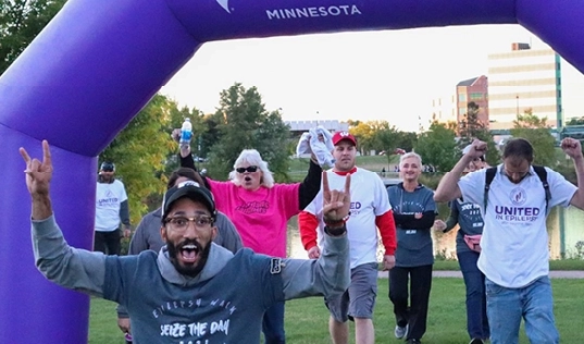 A group of people celebrating